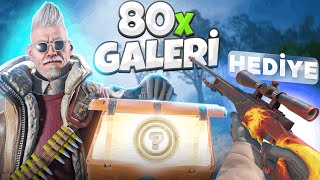 Biçak Ve Kirmizi Ski̇nler Çikarttim - 80 Tane Galeri̇ Kasasi Açtim Yeni̇ Hedi̇ye