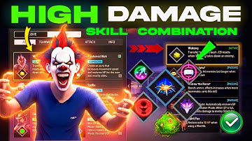 HIGH DAMAGE CS RANK COMBINATION | Best Character Skill For CS Rank | CS Rank Best Character Skill