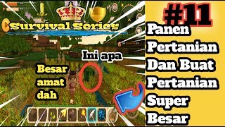 Mini World Block Art Episode 11 - Panen Pertanian Gandum Super Besar (Survival) screenshot 1