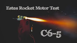 Rocket Motor Test #estes #modelrocket #C6-5 #rocketmotor #rocketengine #testfire #estesrockets