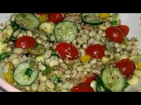 Vídeo: Salada De Feijão Verde Variegada