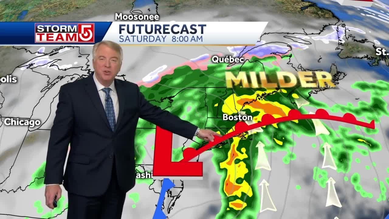 Video: Heavy downpours moving in with warmer air Video: Heavy downpours moving in with warmer air