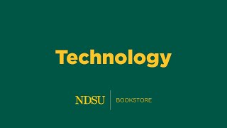 Technology at the NDSU Bookstore