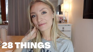 28 Things (I learnt) in 28 years | Hayley Morris