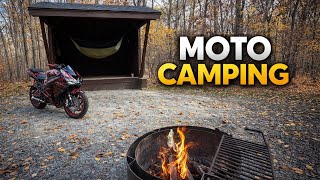 Moto Camping On A Sport Bike
