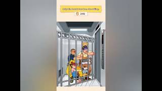 Brain Puzzle 3 Crazy Mind Level 63 Elevator Arrest Walkthrough