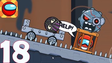 Red Ball 6  (31 - 38 Levels and Boss Fight ) Gameplay Walkthrough Part 18