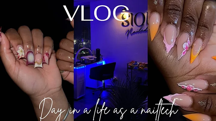 A realistic week in my life as a Nail tech {Snack run , clients and 2 no show clients }🤦🏾‍♀️