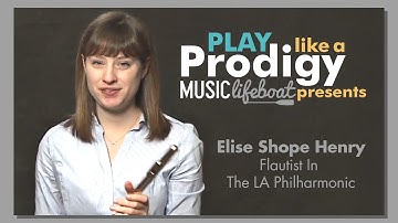 Learn From A Master: Flute Lesson 2  Assembly With Master Musician Elise Shope Henry