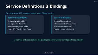 06 sap fiori elements rap development model