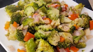 Brócoli salteado con ajo  cebolla- Fácil by Gabiota cocina al gusto Hungerbühler 1,209 views 1 year ago 5 minutes, 4 seconds