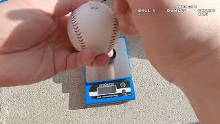 ***Diamond DMBP Baseballs*** UNBOX and Weigh