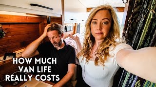 VAN LIFE MONTHLY EXPENSES | how much does it cost to live in a van?