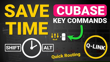 Cubase Advanced Workflow: Add Tracks secrets, Q Link, Link Groups & Key Commands (Time Saving Tips)