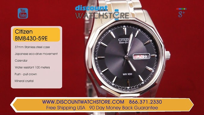 Citizen Ecodrive FE1081-59B - Zegarek.net - YouTube