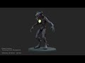 Demon Creature | Texturing & Look Development | 3D Turntable