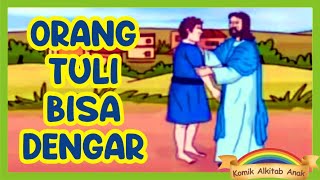 Mujizat Tuhan Yesus Menyembuhkan Orang Tuli - cerita alkitab anak sekolah minggu online screenshot 5