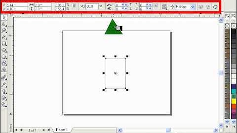 COREL DRAW 11 COMPLETE TUTORIALS IN URDU Introdution to Rectangle