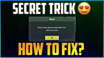 How To Fix Server Is Busy Please Try Again Later Problem In Pubg Mobile? | IconicTechs