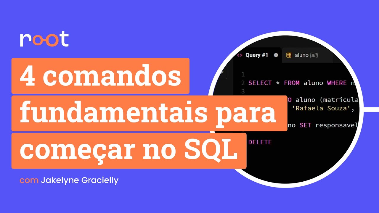 Comandos fundamentais do SQL: SELECT,  UPDATE, INSERT E DELETE