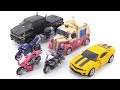 Transformers 2 Bumblebee Arcee Chromia Elita 1 Icecream Truck Mudflap Skids Ironhide Car Robot Toys