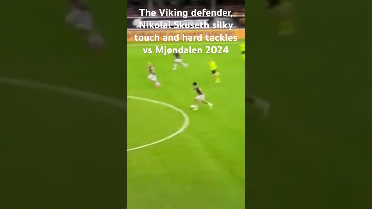 «The giant defender» 2m 20y Nikolai Skuseth, Samba dribbles & powertackles. Ranheim-Mjøndalen  2024