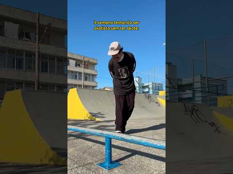 1 MÊS TENTANDO SER SKATISTA SEM SKATE #shorts