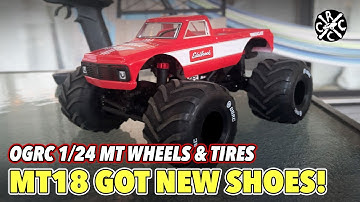 Redcat MT18 Got New Shoes! The OGRC MT Wheels & Tires.