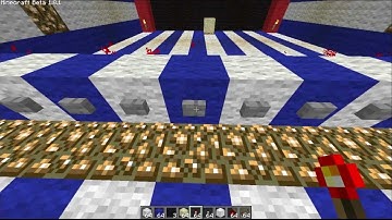 Minecraft - Redstone Creations - Falling Sand in Minecraft!!