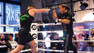 Celebrity JOHNNY FISHER DESTROYS PADS AND BAG ALONG SIDE MARK TIBBS Wealth