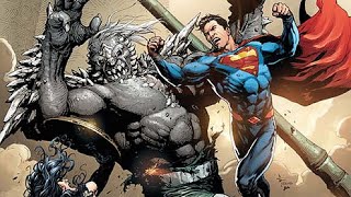 Gary Frank Action Comics Original Art Cover -- Superman, Wonder Woman and Doomsday!