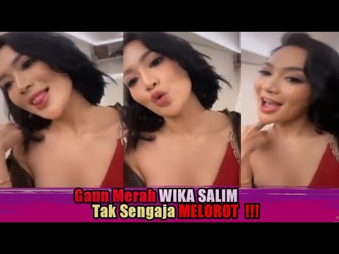 Tak Sengaja Terekam, Gaun Wika Salim Tiba² Melorot !! Bikin Mata Netizen Melotot