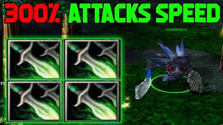 DOTA SLARK X4 BUTTERFLY 300% ATTACK SPEED = RAMPAGE