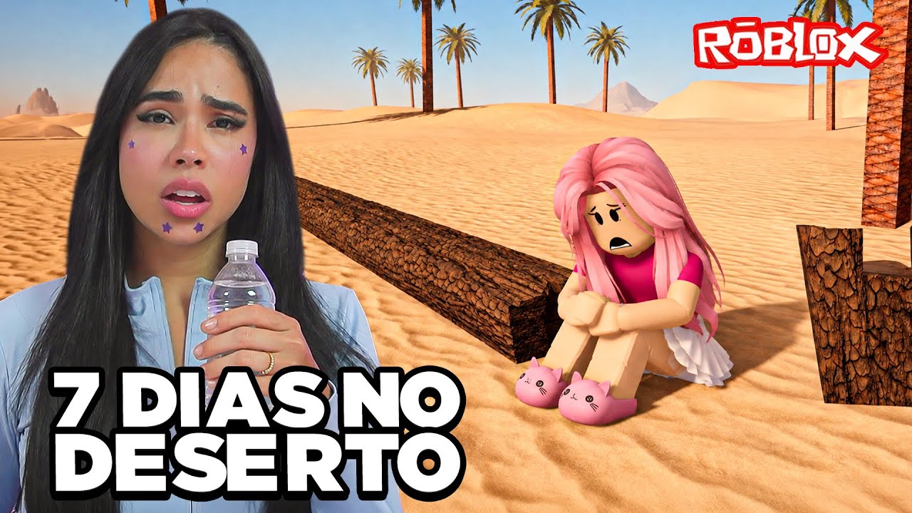 A MISSÃO É SOBREVIVER NO DESERTO NESSE JOGO DO ROBLOX