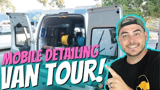 Mobile Car Detailing Set Up  Detailing Van Tour