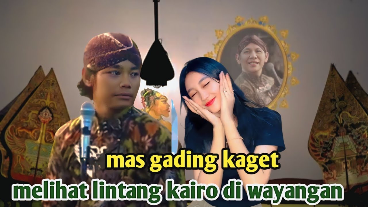 Mas gading kaget melihat lintang kairo di tengah tengah para penonton