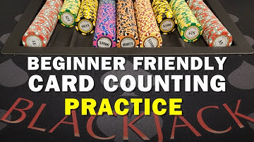 Card Counting Practice for Beginners | 3 Shoes of Double Deck Blackjack