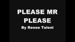 Please Mr Please - Renee Taleni Iuli chords