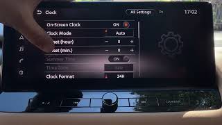 Nissan X-Trail e-POWER – How to Change Time &amp; Date Format