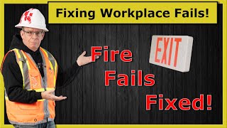 Fixing Workplace Fails - Fixing Fire Exit Fails! | Video Toolbox Talk