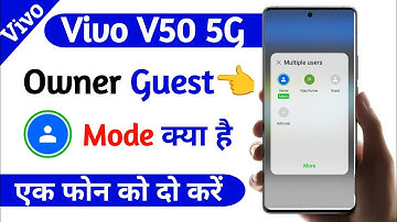 vivo v50 owner guest mode setting use kaise kare | owner guest mode setting in vivo v50
