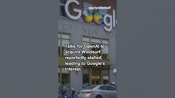 Google BUYS AI Coding Startup Windsurf for $2.4 BILLION!