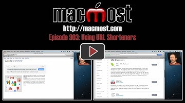 Using URL Shorteners (MacMost Now 903)