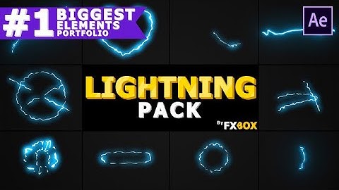 Lightning Elements After Effects Templates