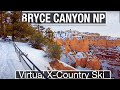 Bryce Canyon NP Cross Country Skiing - Virtual Treadmill Scenery from City Walks