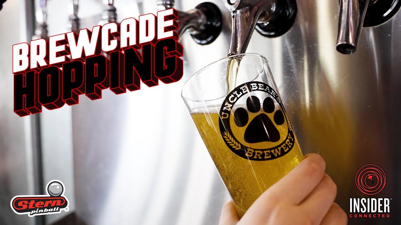 Stern Pinball's Brewcade Hopping with Uncle Bear's Brewery YouTube