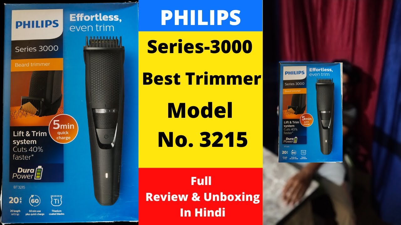 philips trimmer bt3215 review