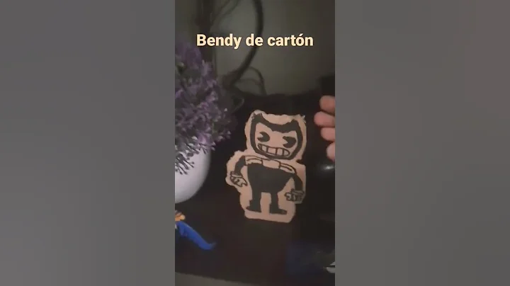 hice un bendy de cartn#bendy#bend...