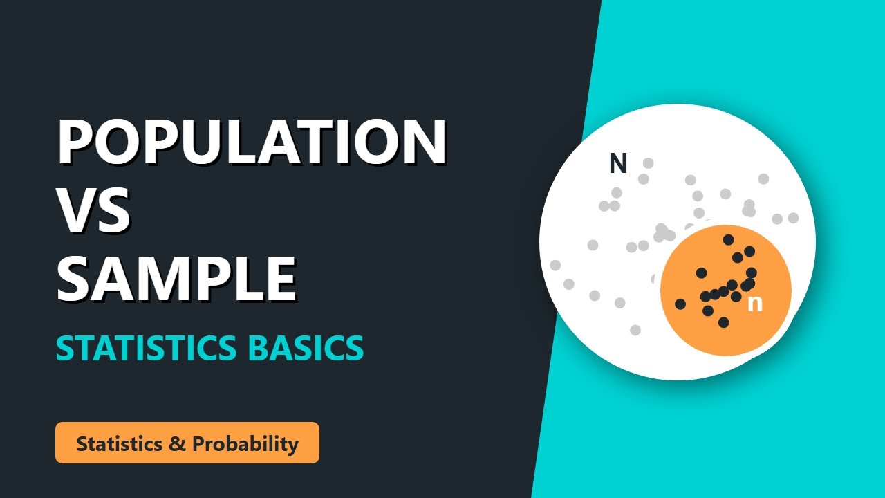 Population vs Sample: Statistics Basics Explained - YouTube