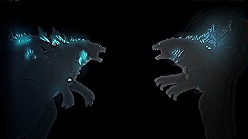 Godzilla 2021 Old and Godzilla 2021 New Vs Godzilla 2021 Remake (Stick Nodes Pro)